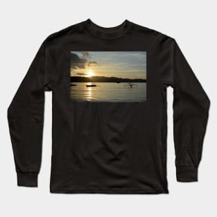 Coucher de soleil Plage des Philippines Long Sleeve T-Shirt